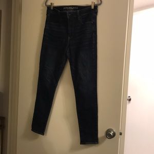 AEO high rise jetting jeans